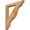 Ekena Millwork Funston Slat Rough Sawn Bracket, Western Red Cedar, 4"W x 36"D x 40"H BKT04X36X40FST06RWR - alternate 1